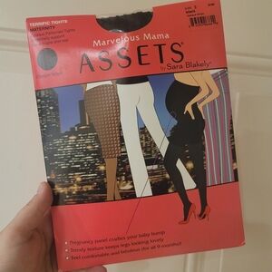 Spanx Marvelous Mama Assets Maternity Underbelly Support Tights sz 2